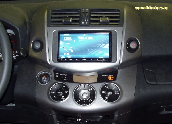 Уставновка: Автомагнитола в Toyota RAV 4 Установка: Автомагнитола в Toyota RAV 4